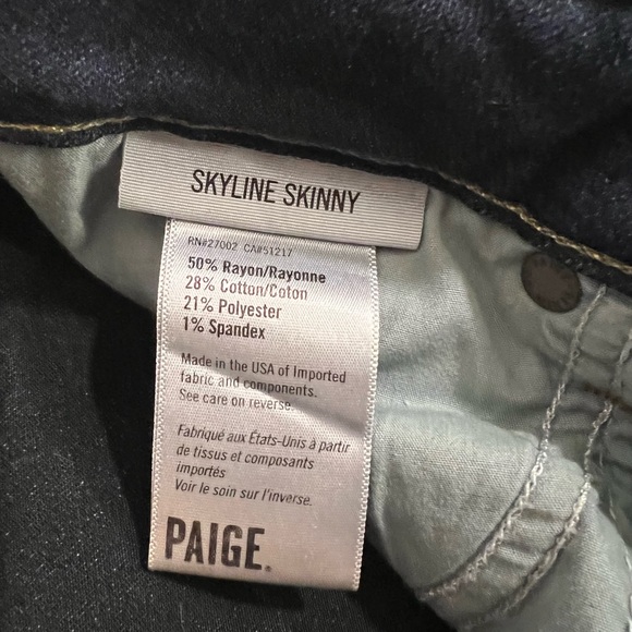 Paige Denim - Skyline Skinny Jeans - Picture 6 of 9